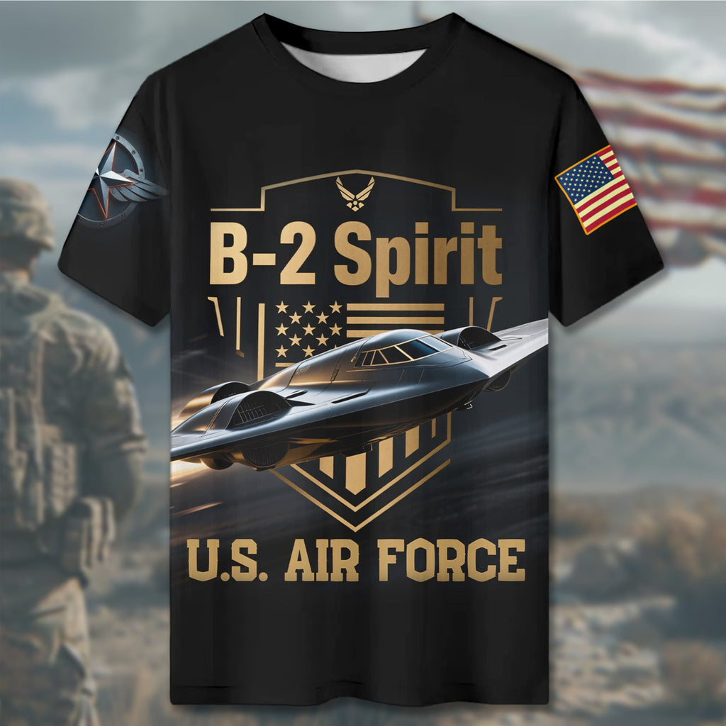B-2 Spirit U.S. Air Force All-over Print T-Shirt product image 4