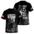 Dysfunctional Veteran All-over Print T-Shirt product image 1
