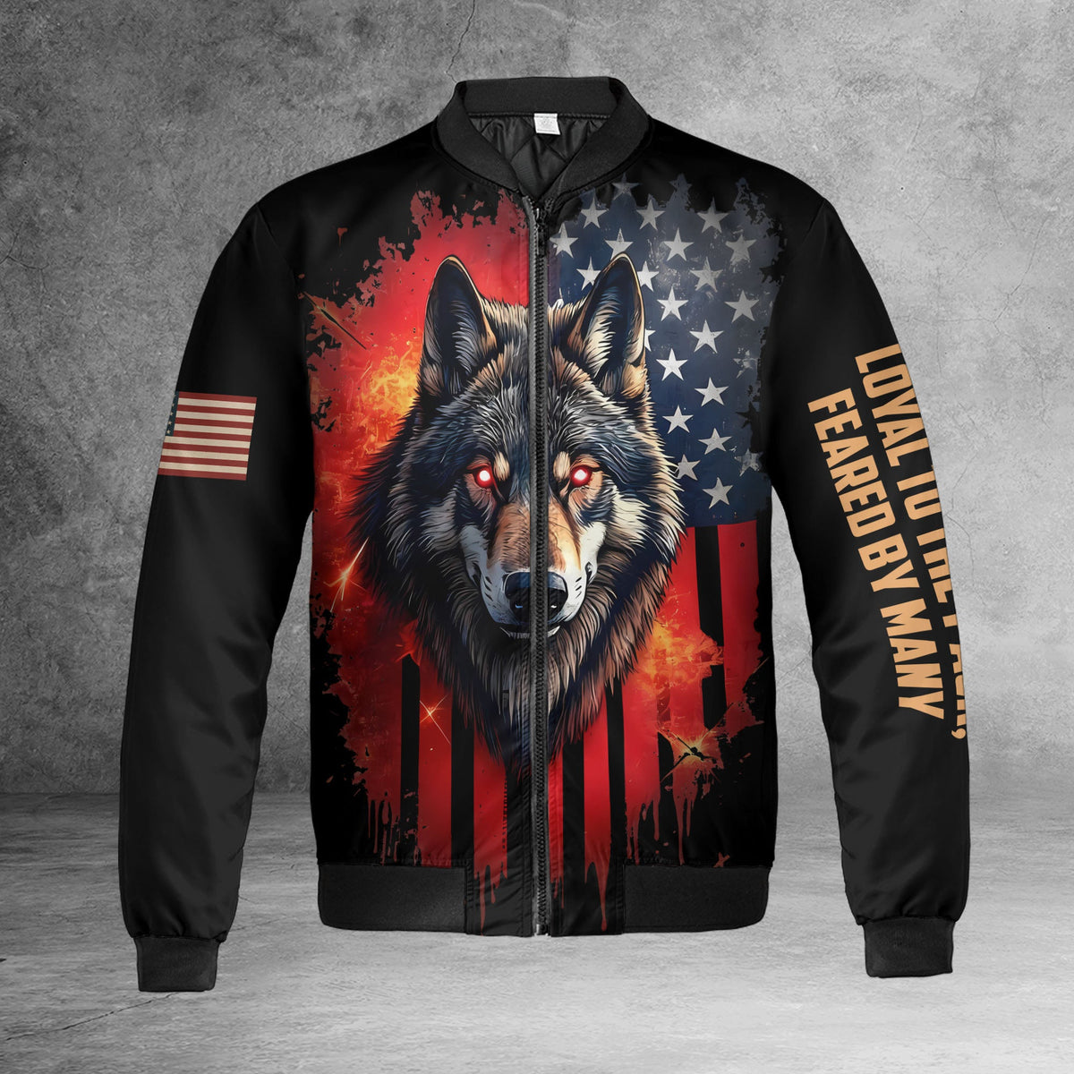 Dysfunctional Veteran All-over Print Bomber Jacket product image 6