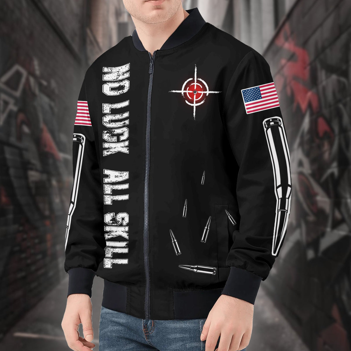 Veteran Precision All-over Print Bomber Jacket product image 4