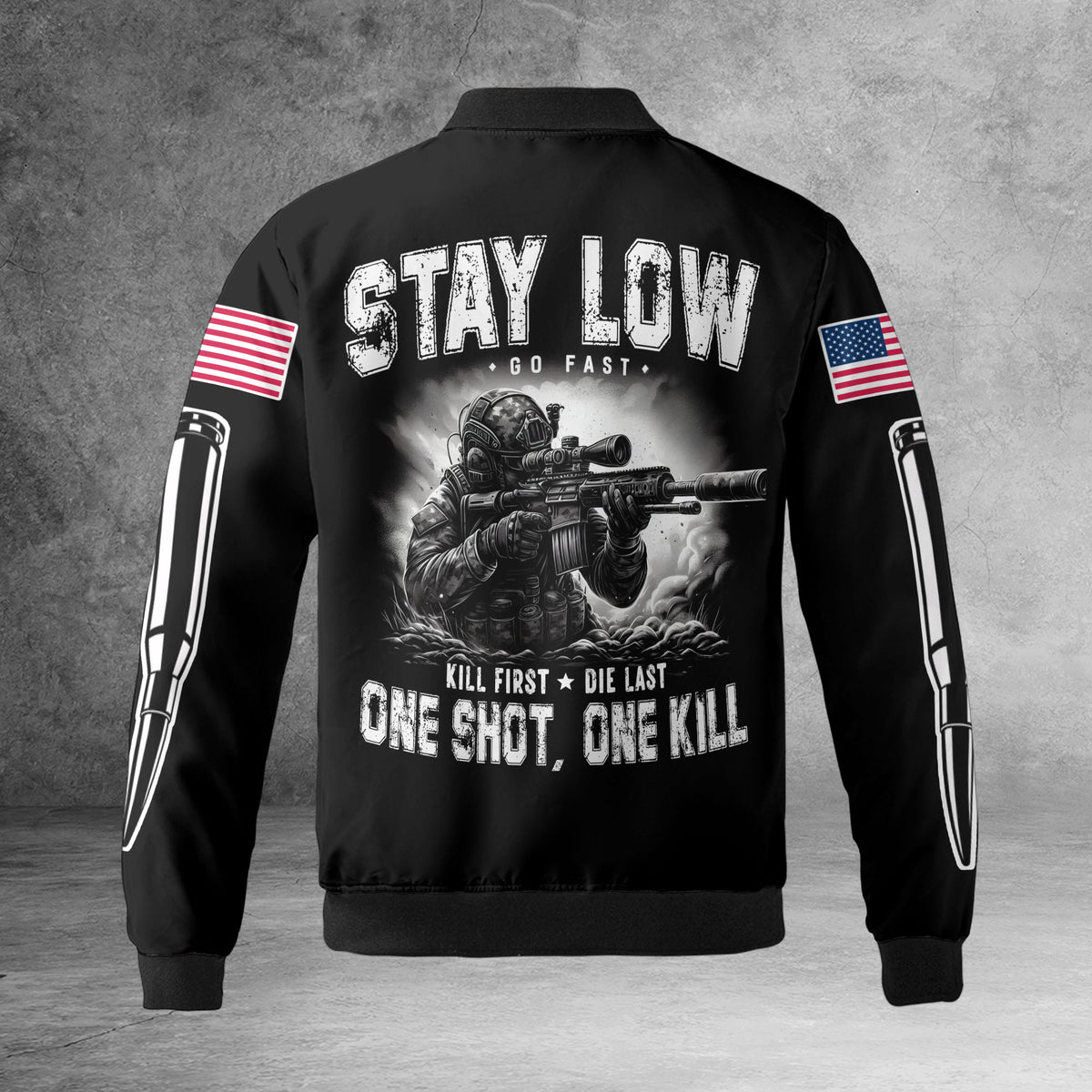 Veteran Precision All-over Print Bomber Jacket product image 7