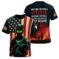 Why Did I Become a Veteran All-over Print T-Shirt product image 1
