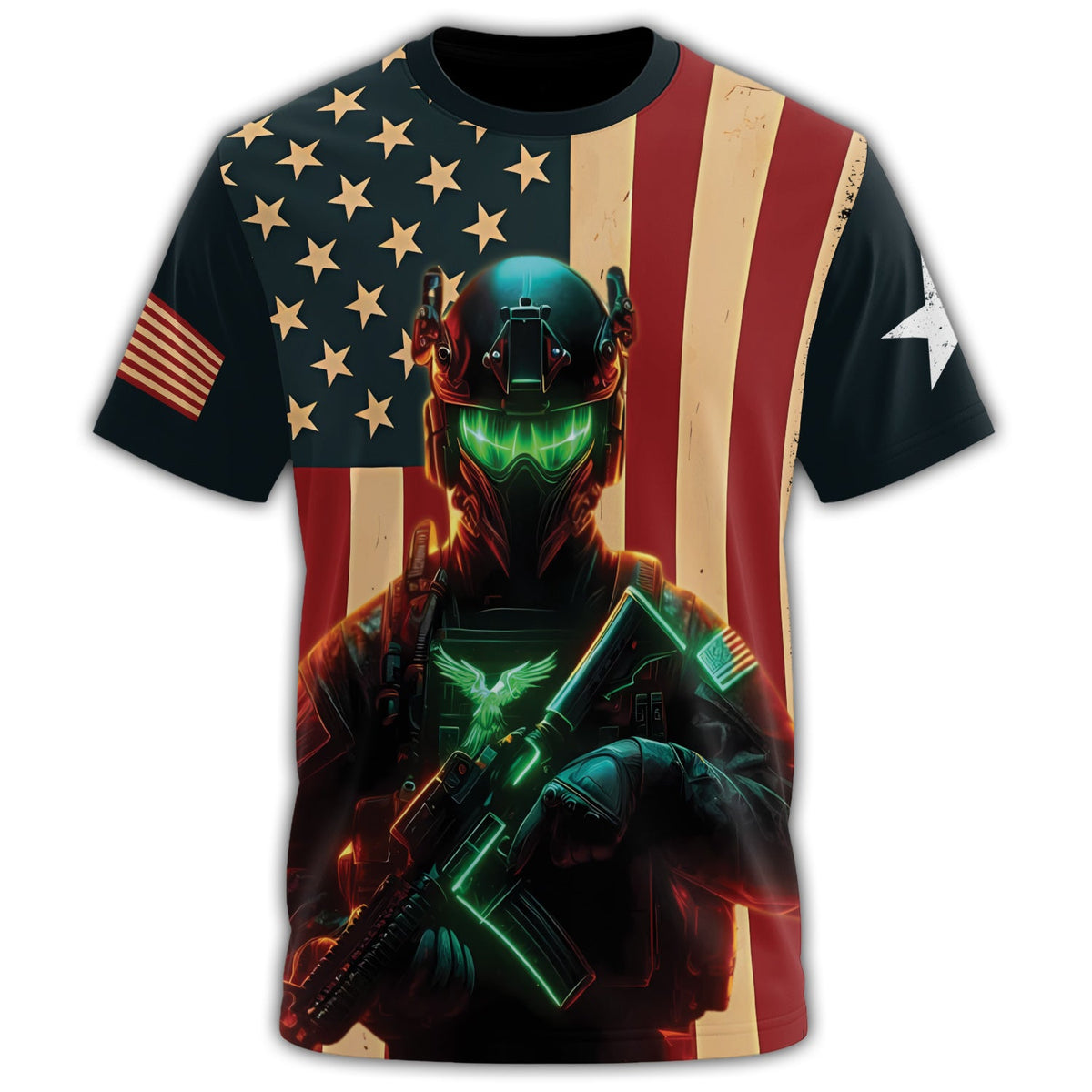 Why Did I Become a Veteran All-over Print T-Shirt product image 2