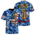 U.S. Navy Strength at Sea All-over Print T-Shirt product image 1