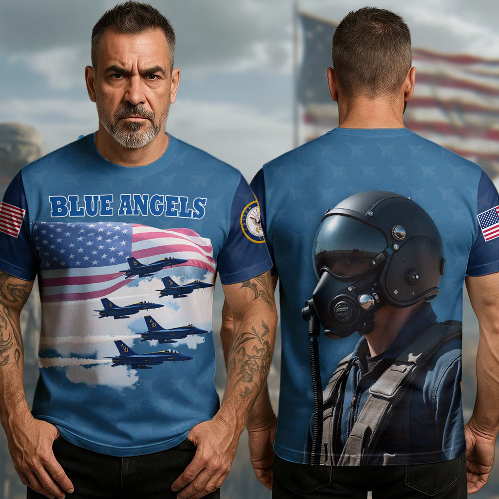 Blue Angels Precision in All-over Print T-Shirt product image 10