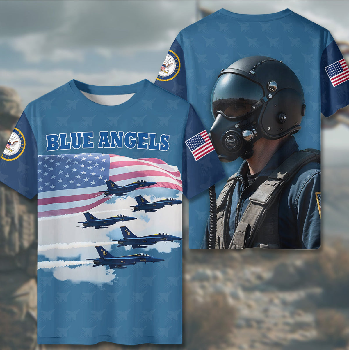 Blue Angels Precision in All-over Print T-Shirt product image 6