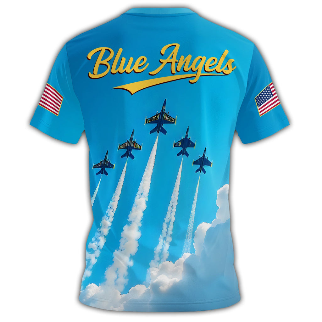 Blue Angels U.S. Navy All-over Print T-Shirt product image 3