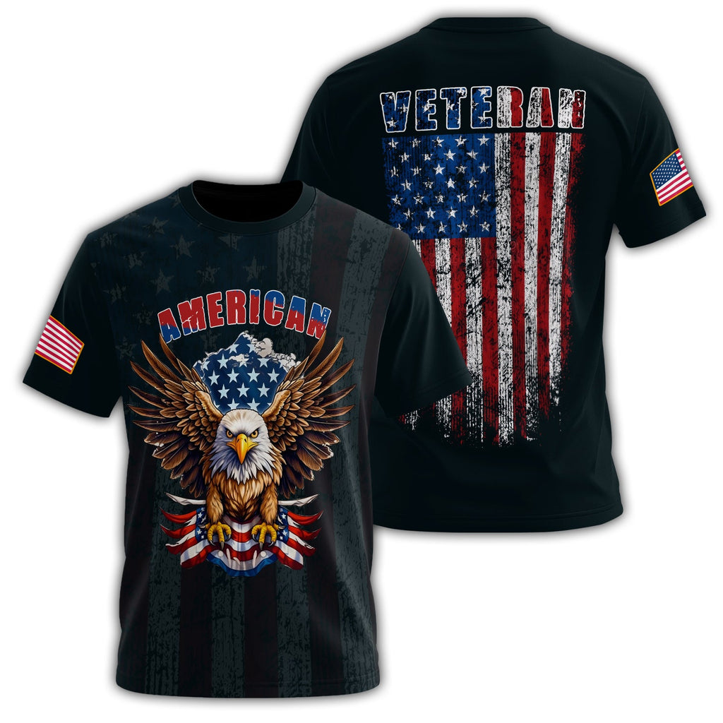 American Veteran Proud All-over Print T-Shirt product image 1