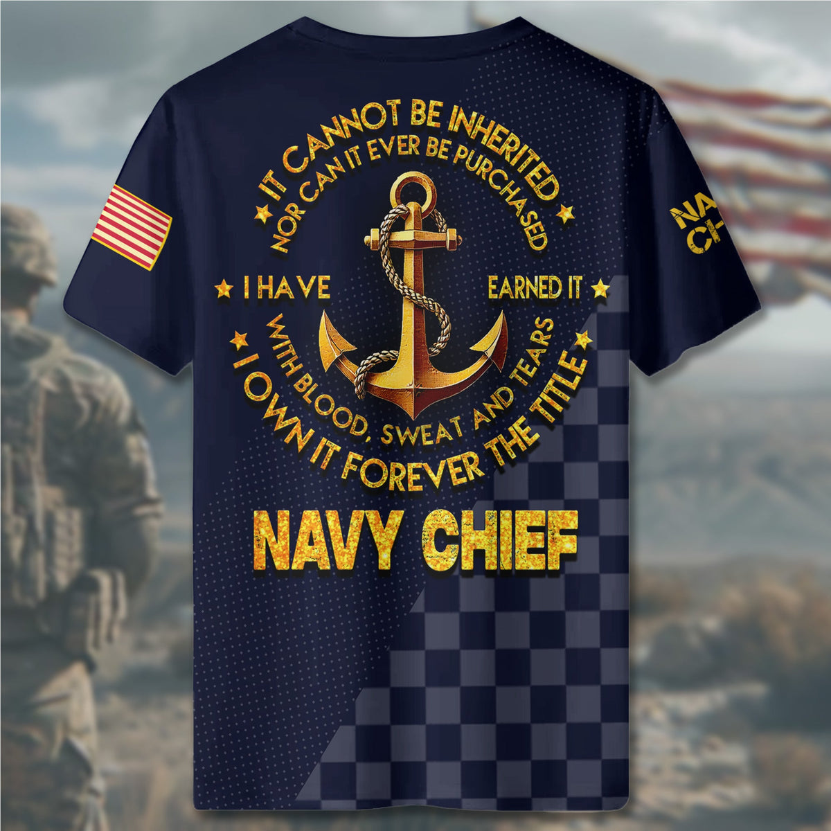 It Cannot Be Inherited or All-over Print T-Shirt product image 5