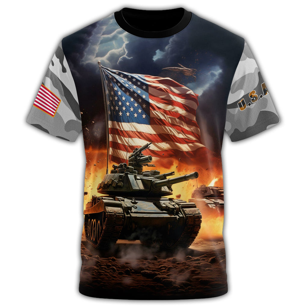 Amor U.S. Army Love Loyalty All-over Print T-Shirt product image 2