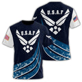 U.S.A.F Proud Wingmen of All-over Print T-Shirt product image 1