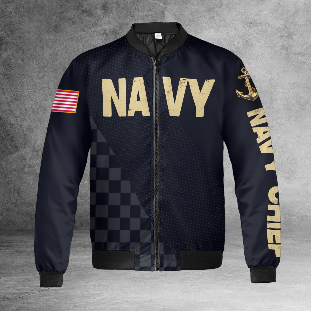 Navy Chief Pride All-over Print Bomber Jacket product image 6