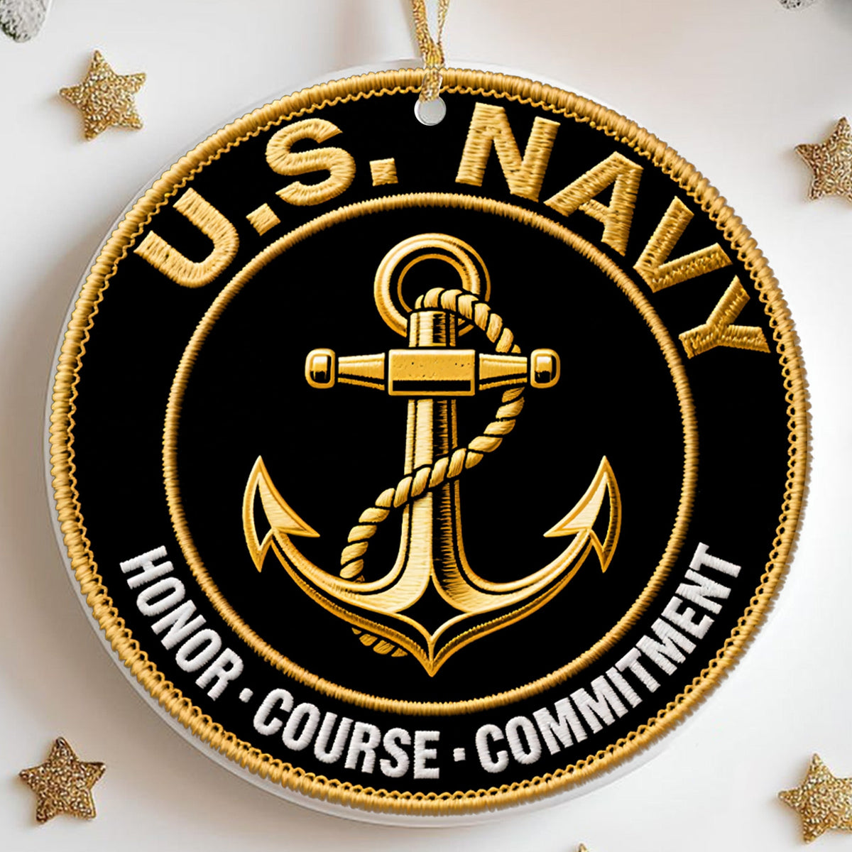 U.S. Navy Honor and Commitment Ornament