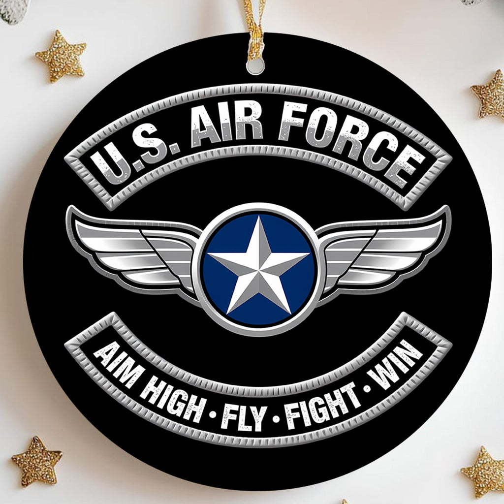 U.S. Air Force Aim High Veteran Pride Ornament