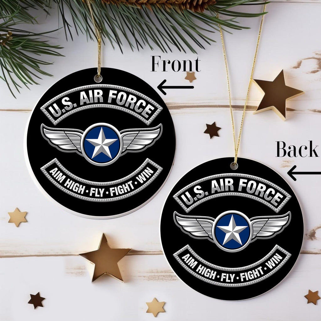 U.S. Air Force Aim High Veteran Pride Ornament