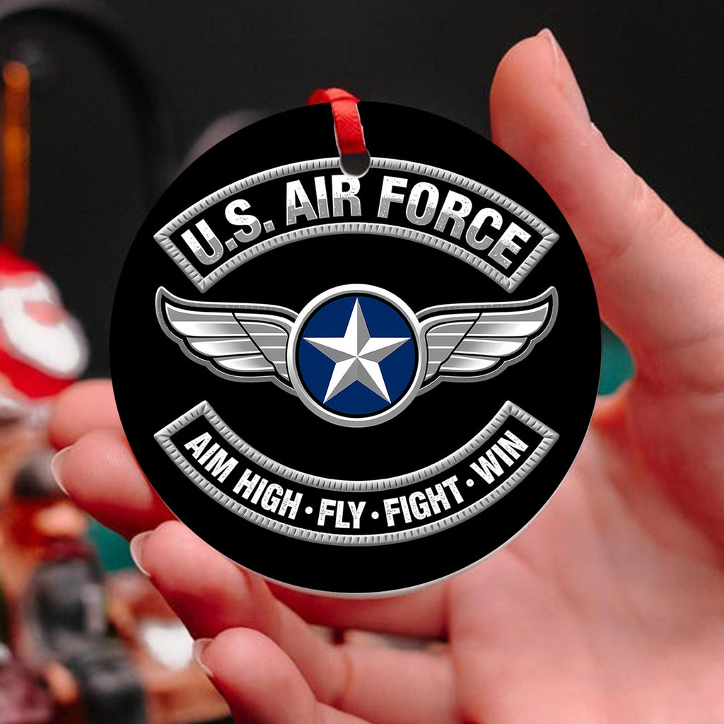 U.S. Air Force Aim High Veteran Pride Ornament