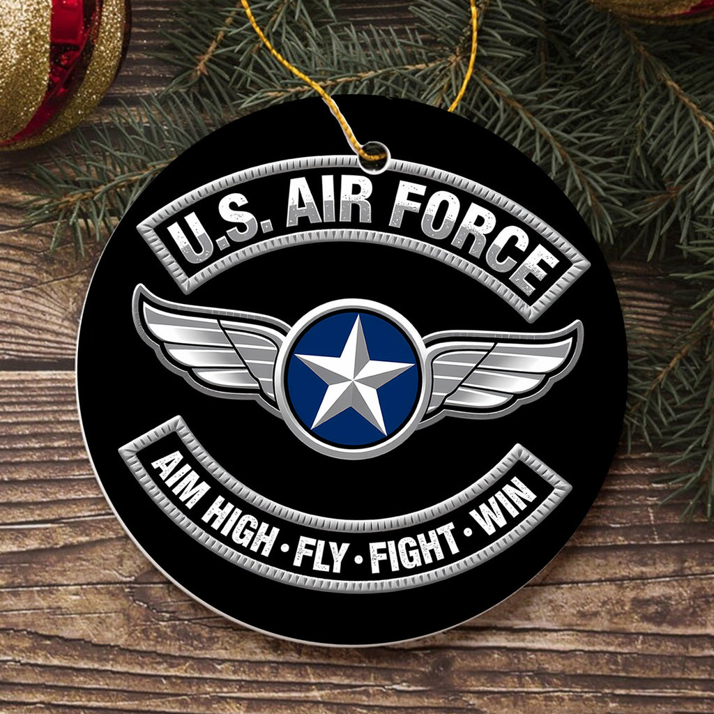U.S. Air Force Aim High Veteran Pride Ornament