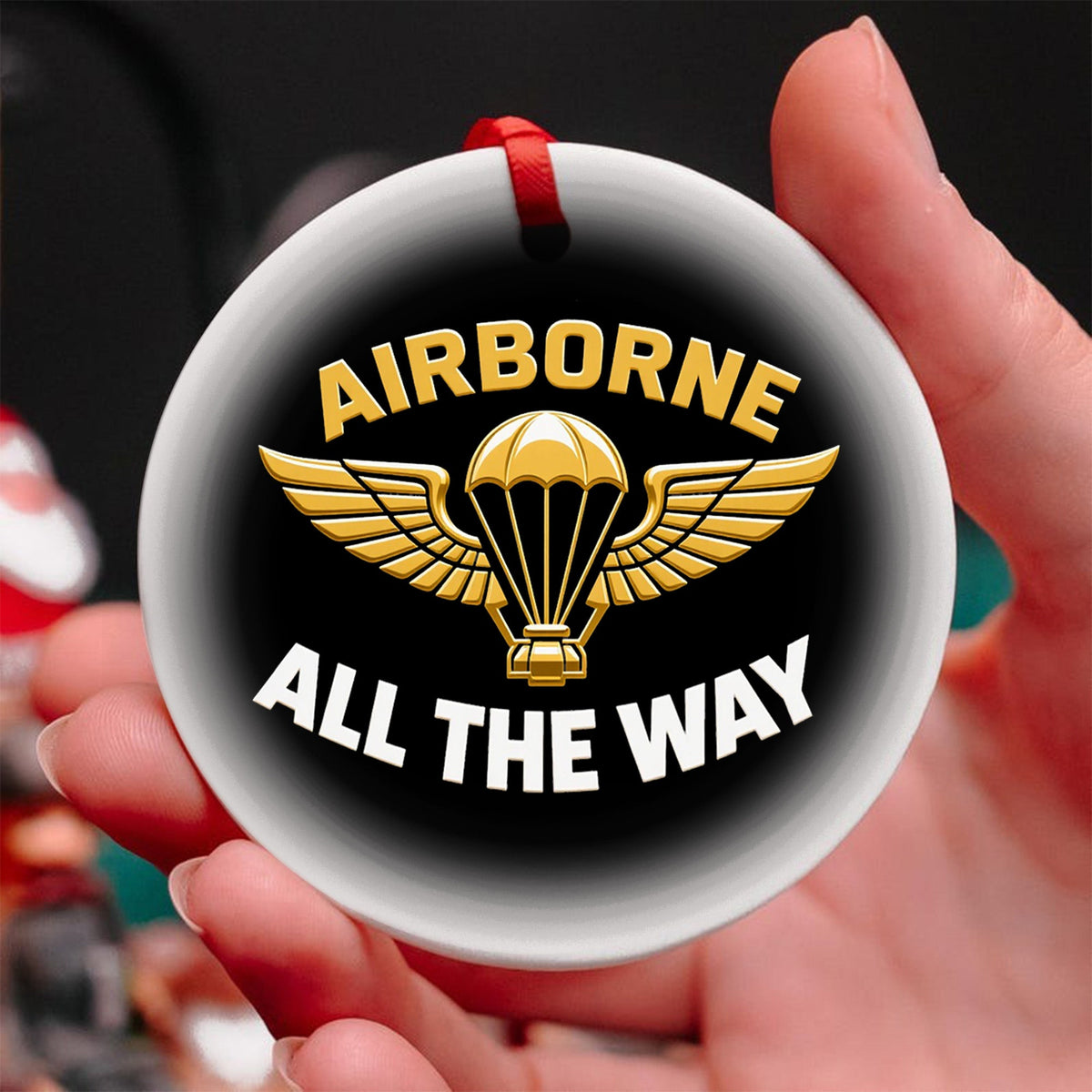 Airborne Veteran Spirit Ornament