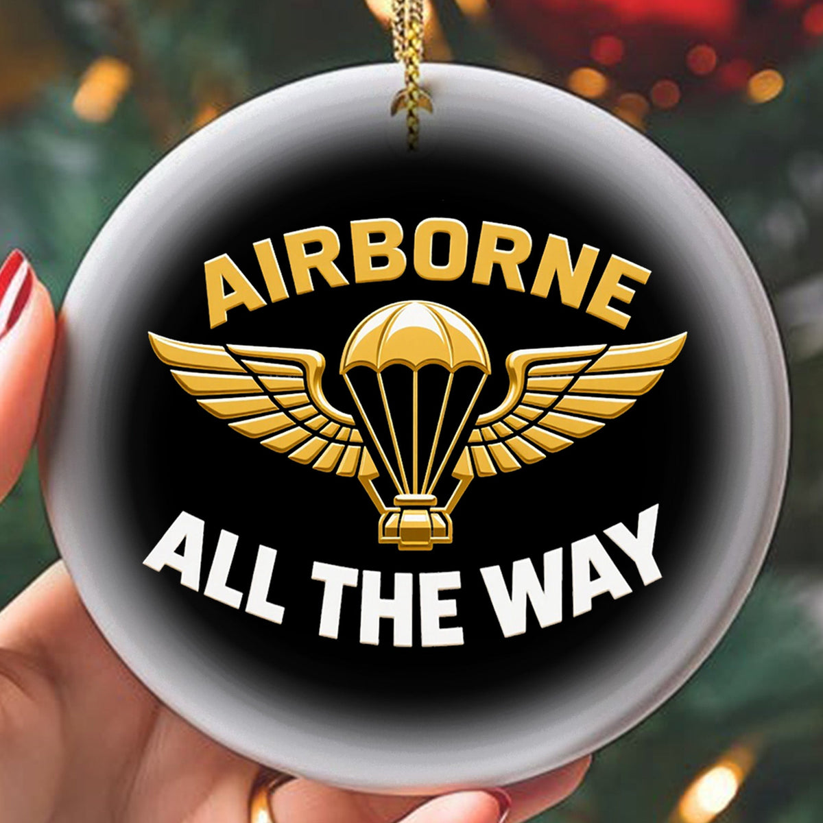 Airborne Veteran Spirit Ornament