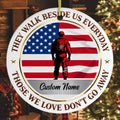 Memorial Veteran Patriotic Personalized Ornament