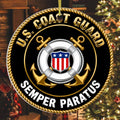 US Coast Guard Semper Paratus Freedom Ornament