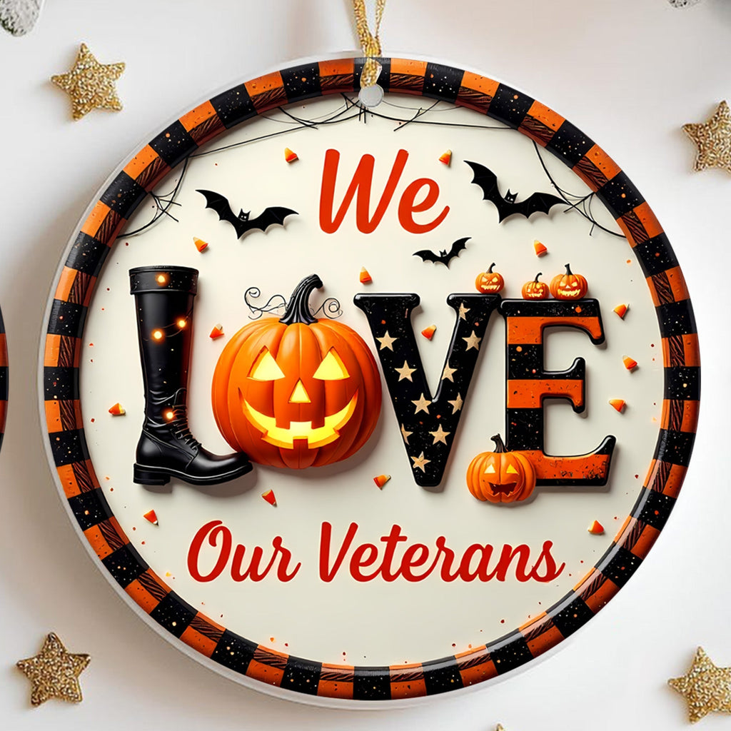 Veteran Pride Grateful Nation Ornament