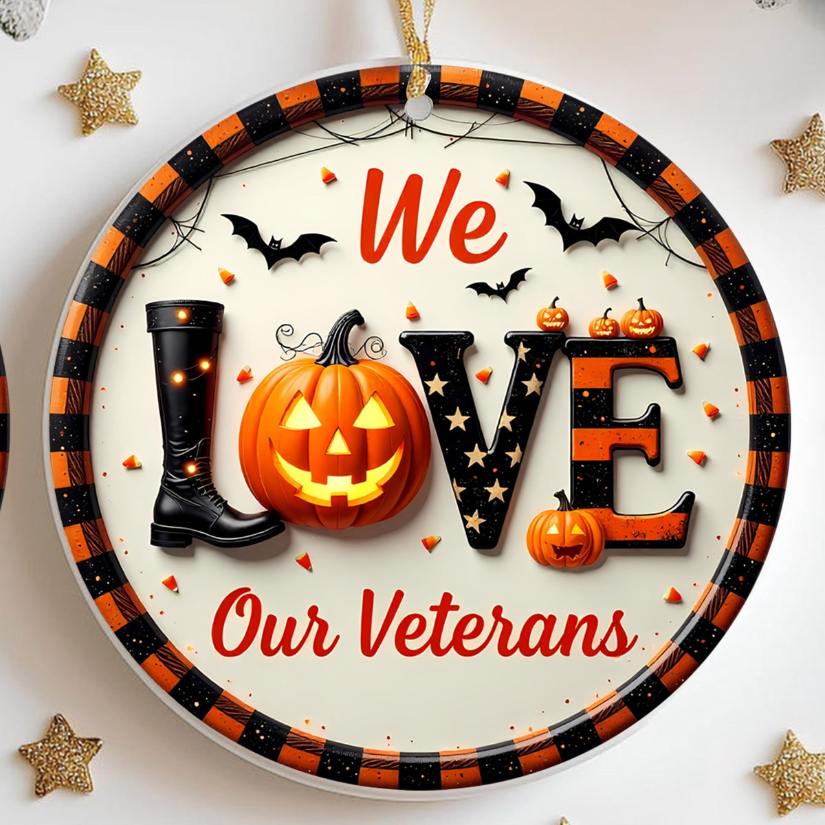 Veteran Pride Grateful Nation Ornament