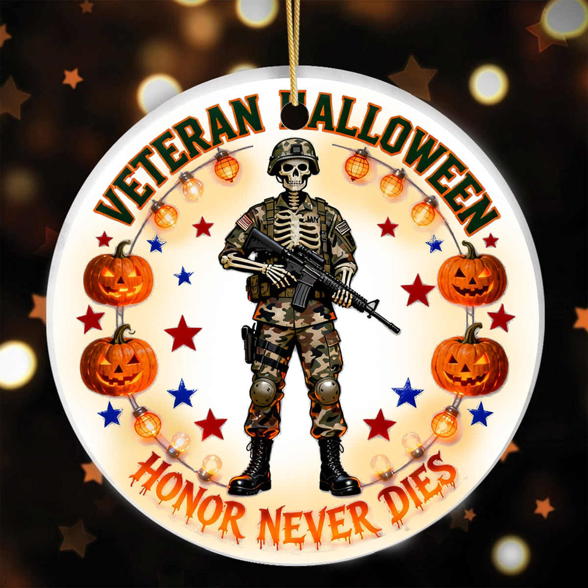 Veteran Honor Lives Forever Ornament