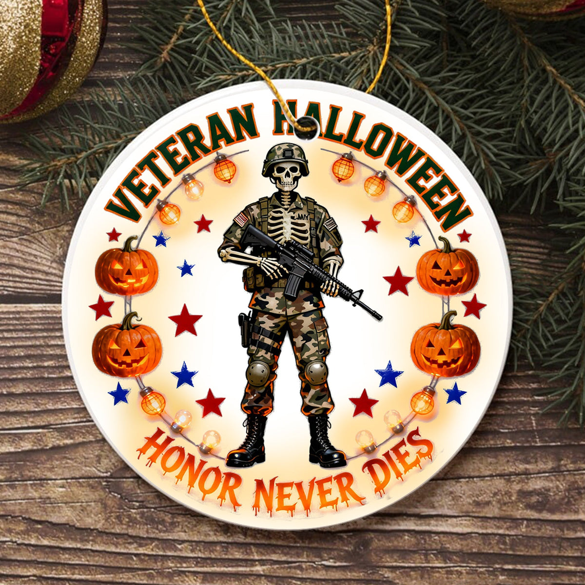 Veteran Honor Lives Forever Ornament