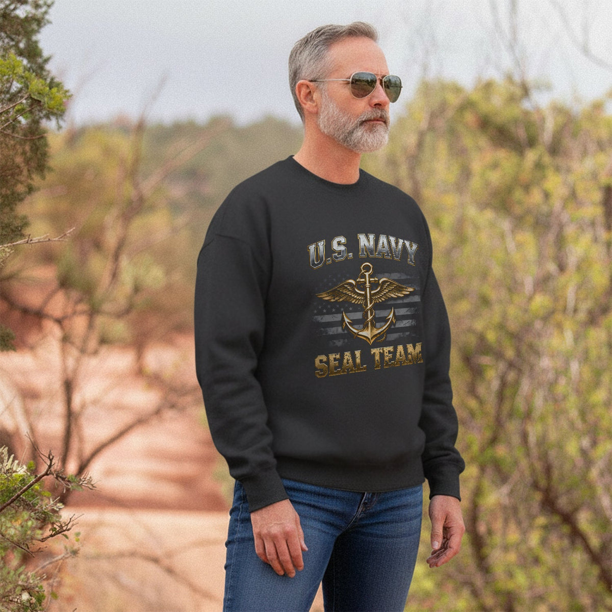 US Navy SEAL Team Proud US Military Sweatshirt product image 5