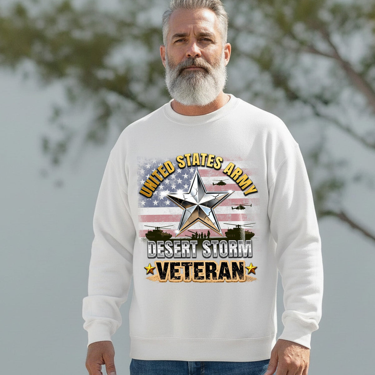 United States Army Desert Storm Veteran Sweatshirt product image 5