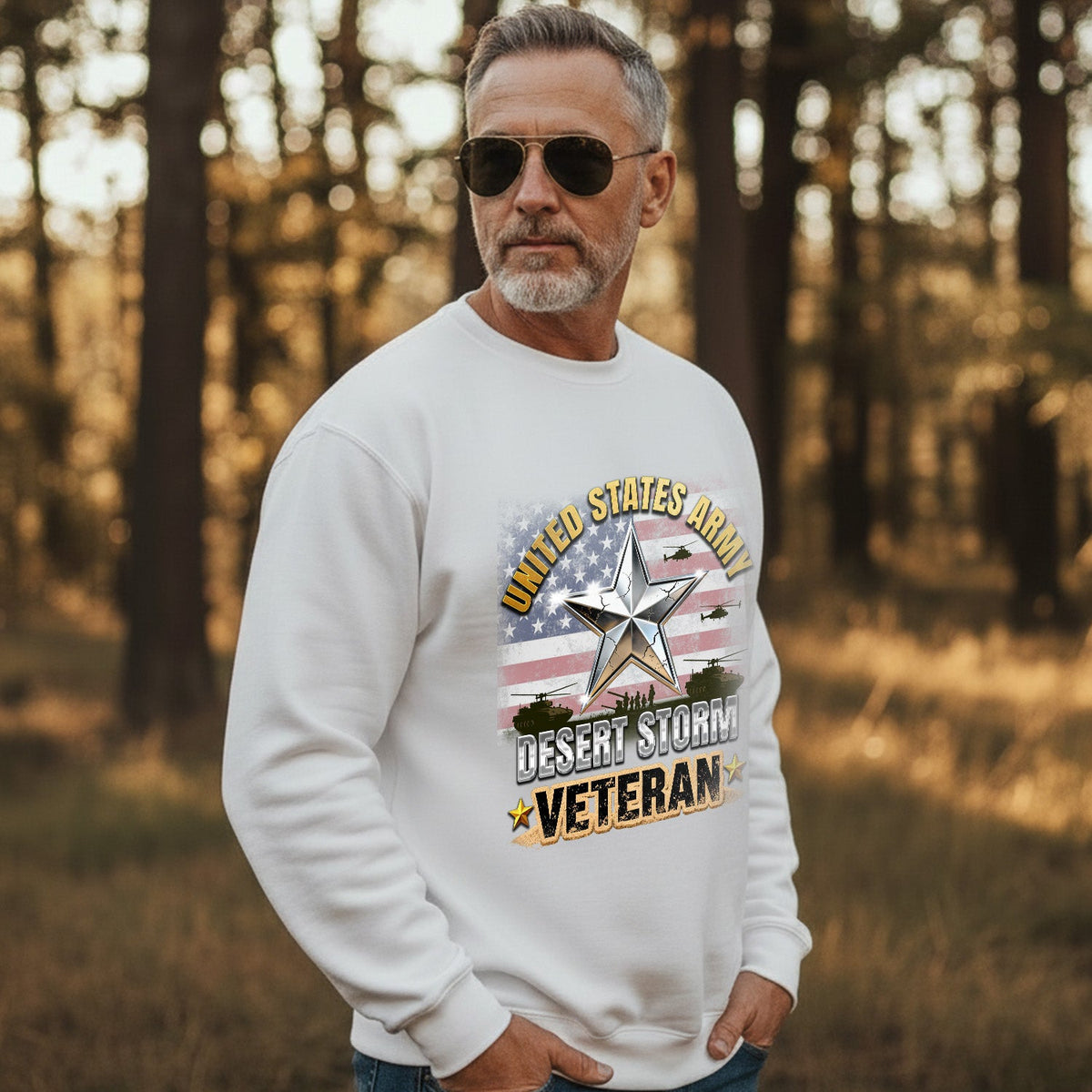 United States Army Desert Storm Veteran Sweatshirt product image 2
