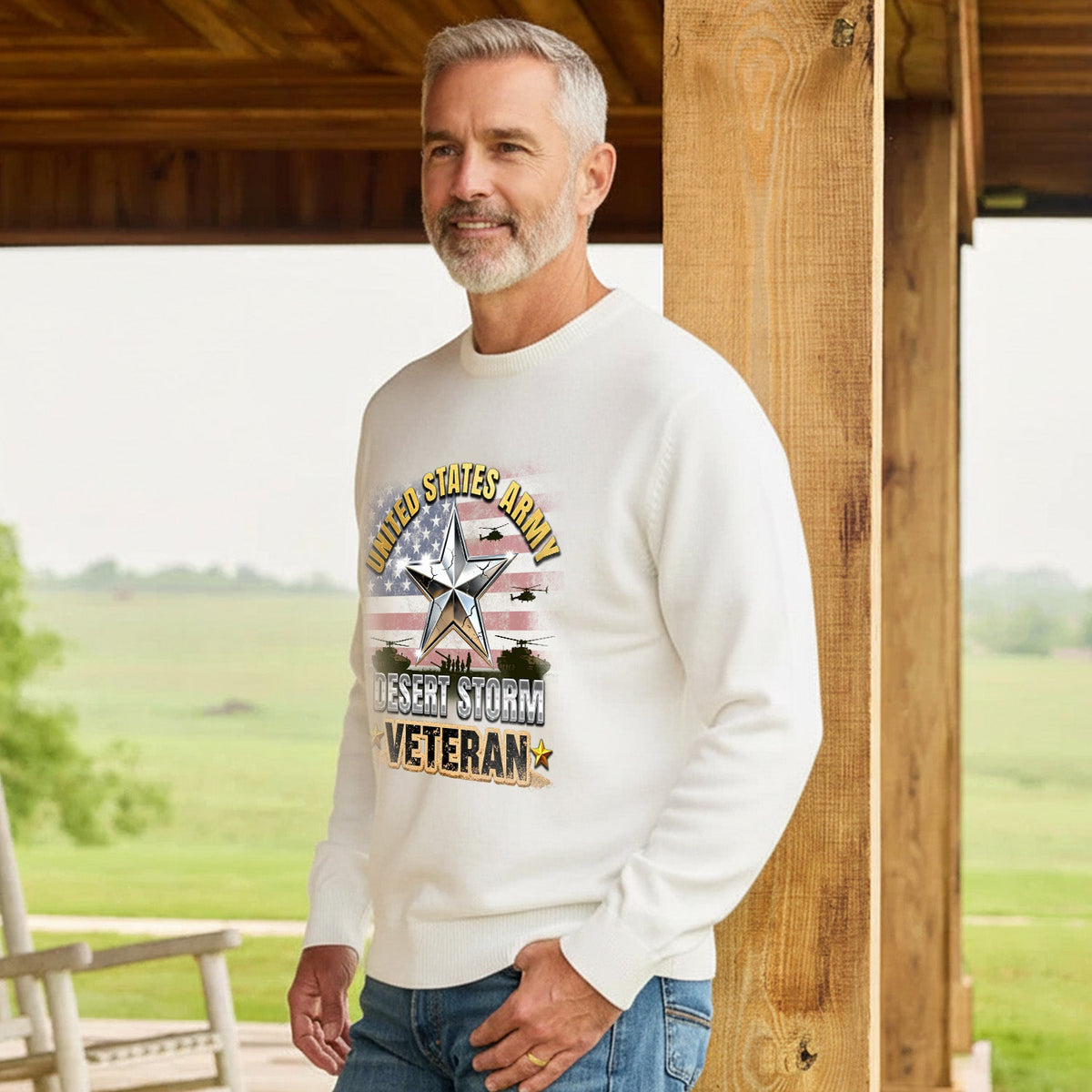 United States Army Desert Storm Veteran Sweatshirt product image 3