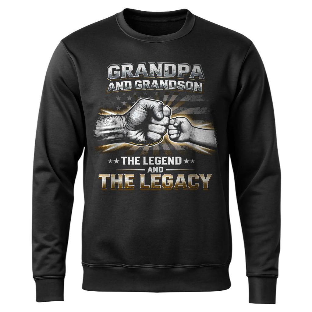 Grandpa and Grandson The Legend Legacy Sweatshirt product image 1