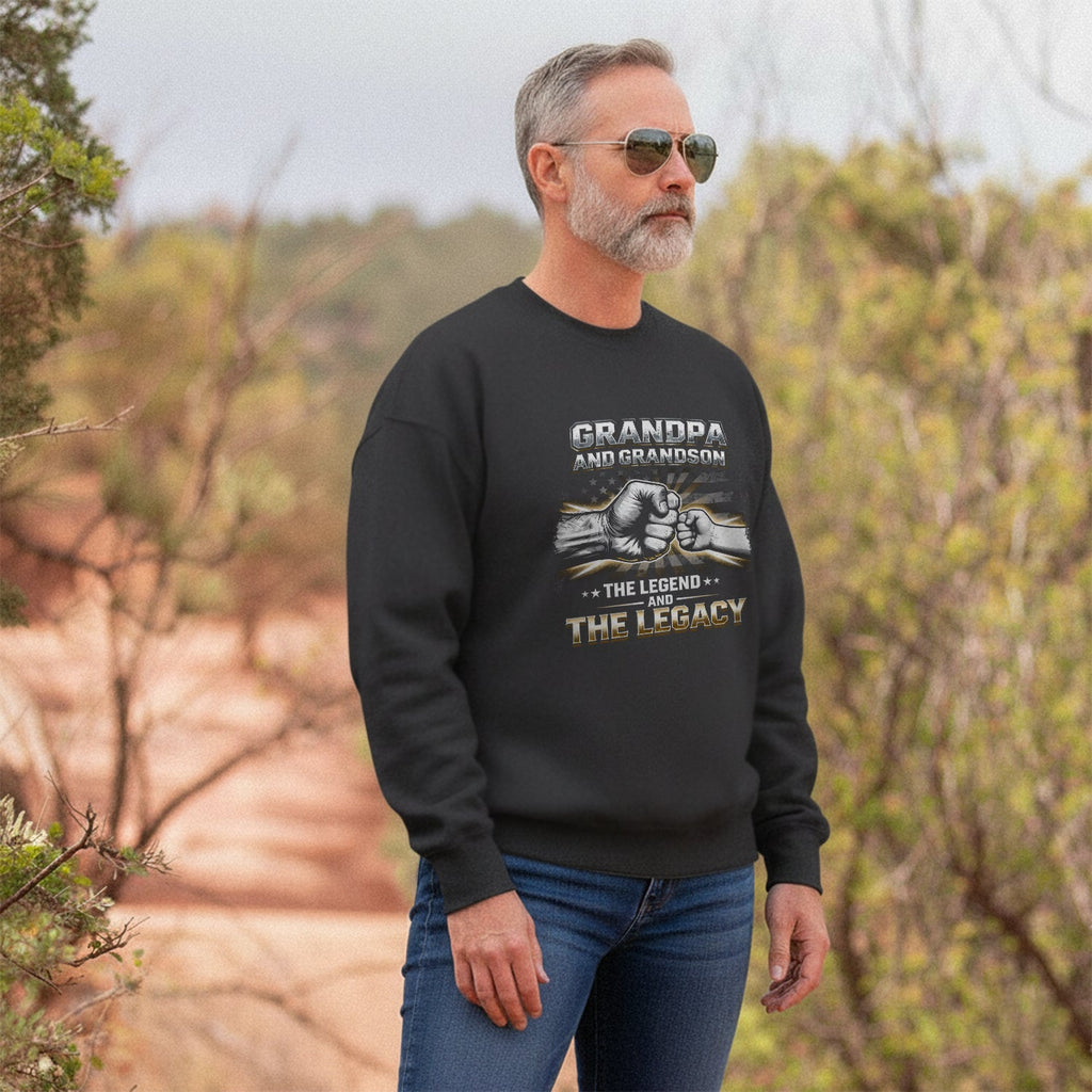 Grandpa and Grandson The Legend Legacy Sweatshirt product image 5