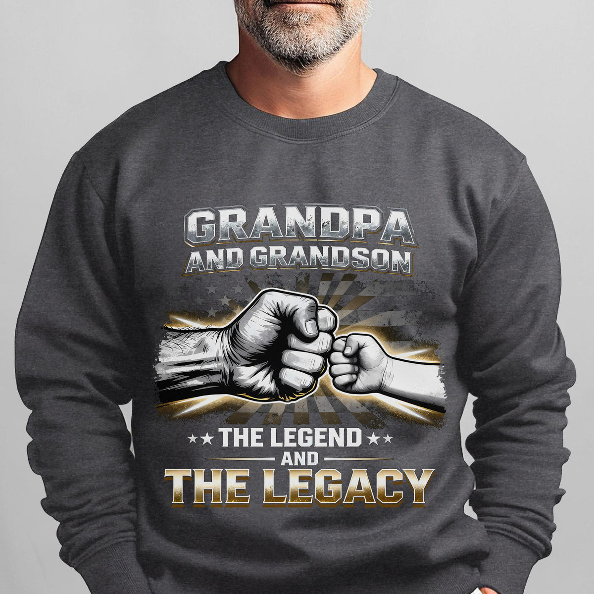 Grandpa and Grandson The Legend Legacy Sweatshirt product image 12