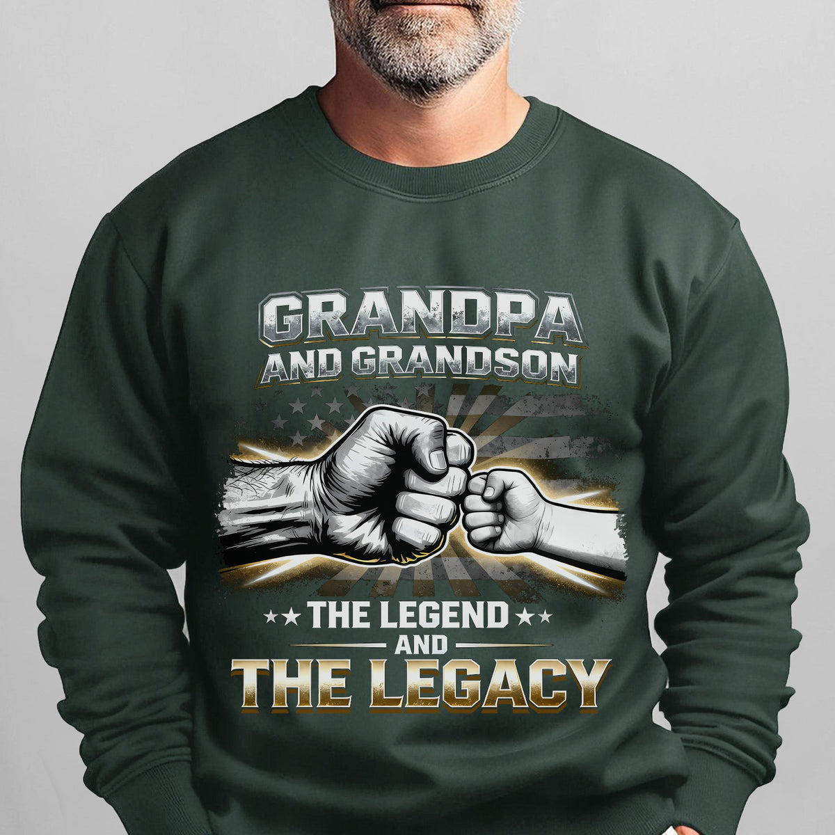 Grandpa and Grandson The Legend Legacy Sweatshirt product image 7