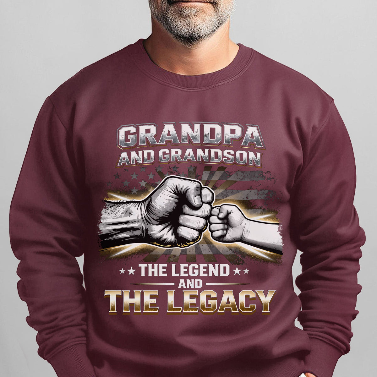 Grandpa and Grandson The Legend Legacy Sweatshirt product image 10