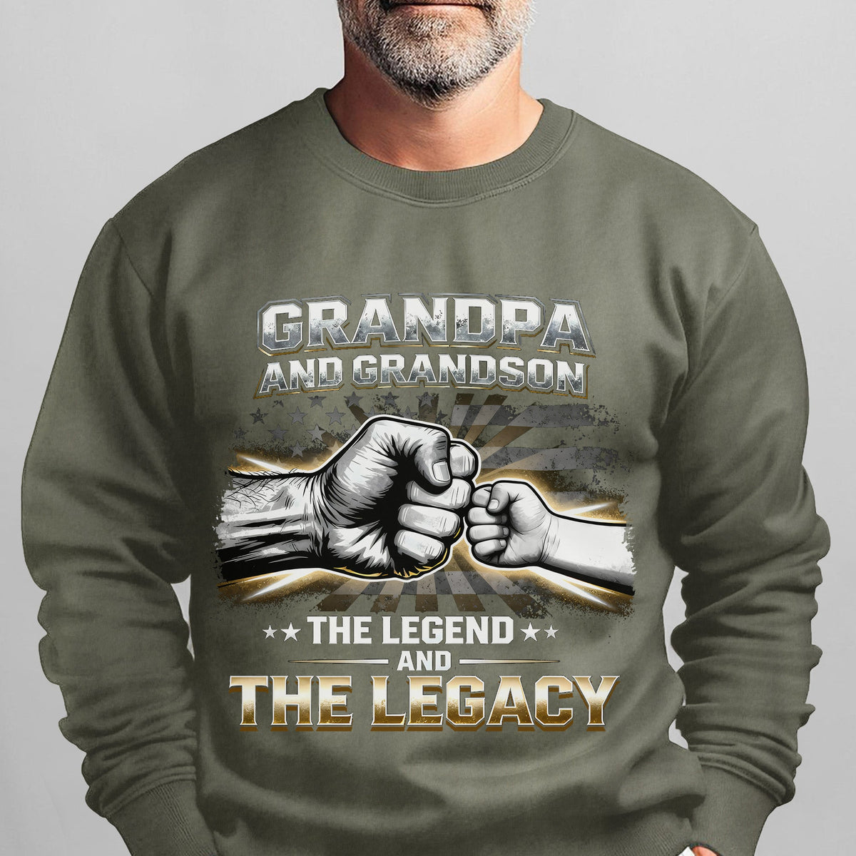 Grandpa and Grandson The Legend Legacy Sweatshirt product image 6