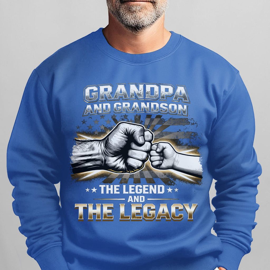 Grandpa and Grandson The Legend Legacy Sweatshirt product image 9