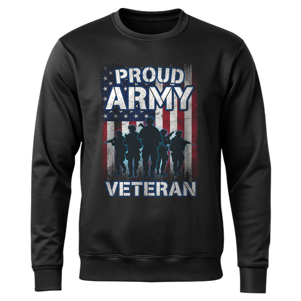 Proud Army Veteran US Military Honor Sweatshirt product image 1