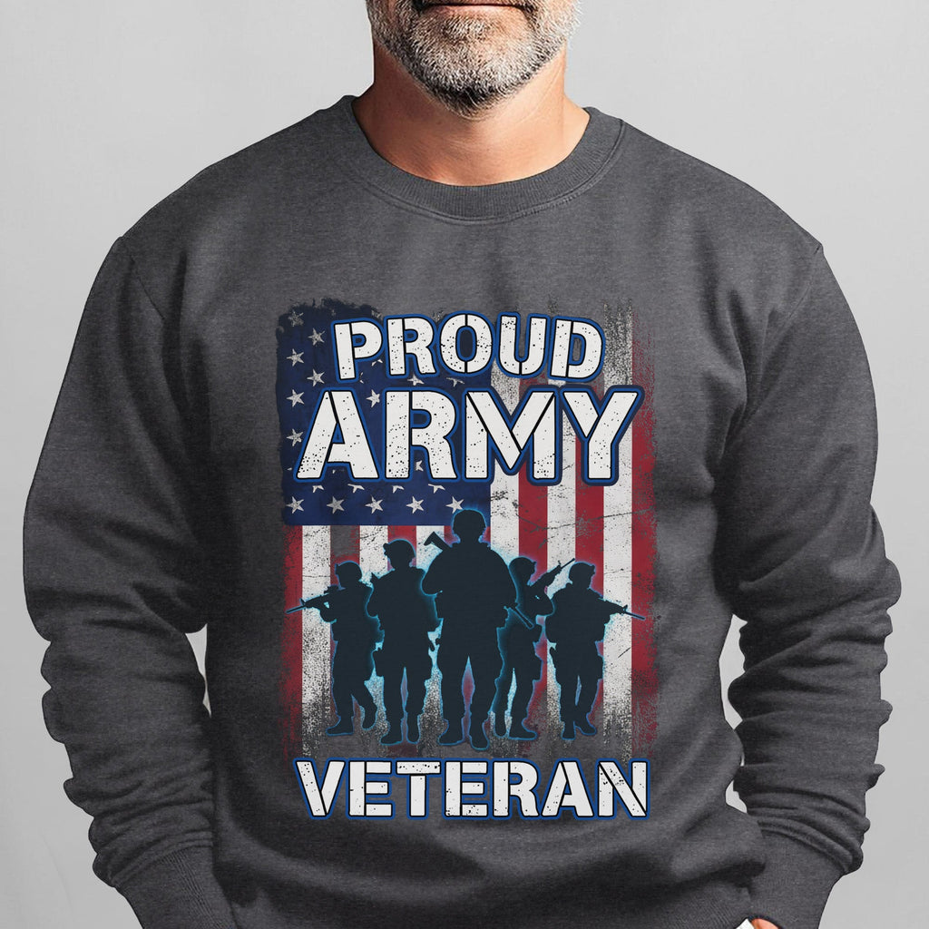 Proud Army Veteran US Military Honor Sweatshirt product image 10