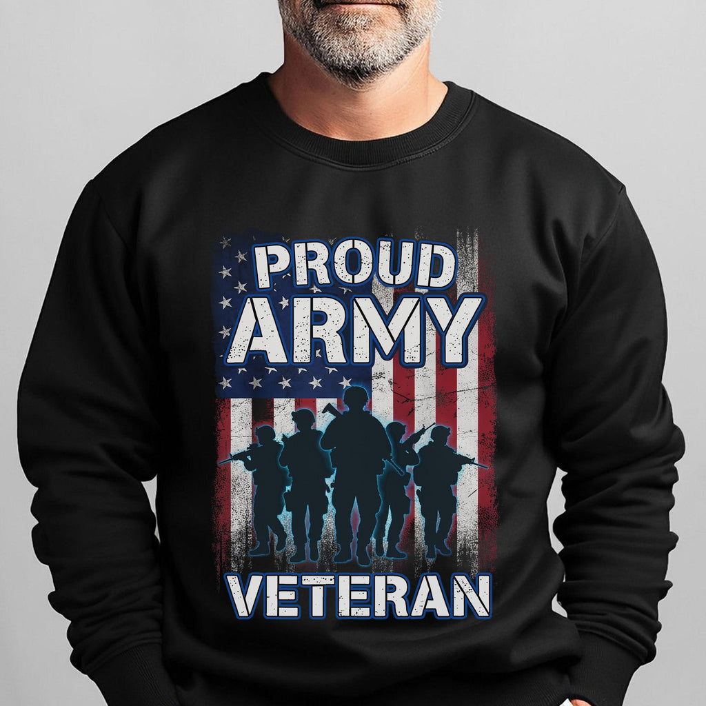 Proud Army Veteran US Military Honor Sweatshirt product image 11