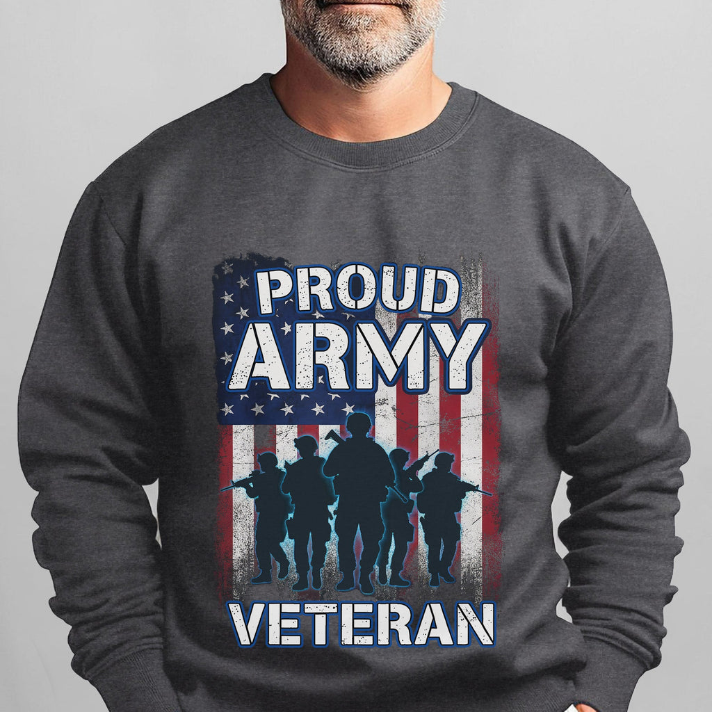 Proud Army Veteran US Military Honor Sweatshirt product image 12