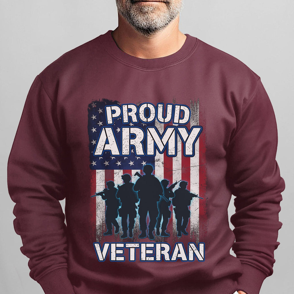 Proud Army Veteran US Military Honor Sweatshirt product image 9