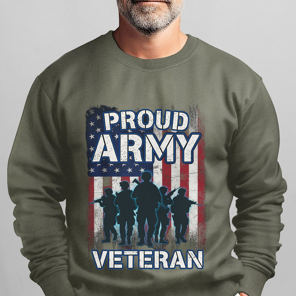 Proud Army Veteran US Military Honor Sweatshirt product image 15