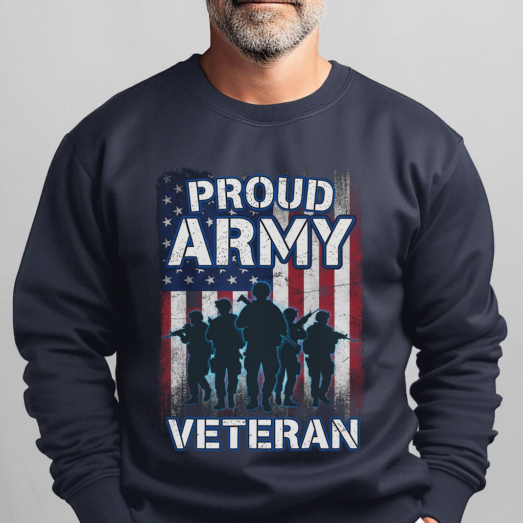 Proud Army Veteran US Military Honor Sweatshirt product image 13
