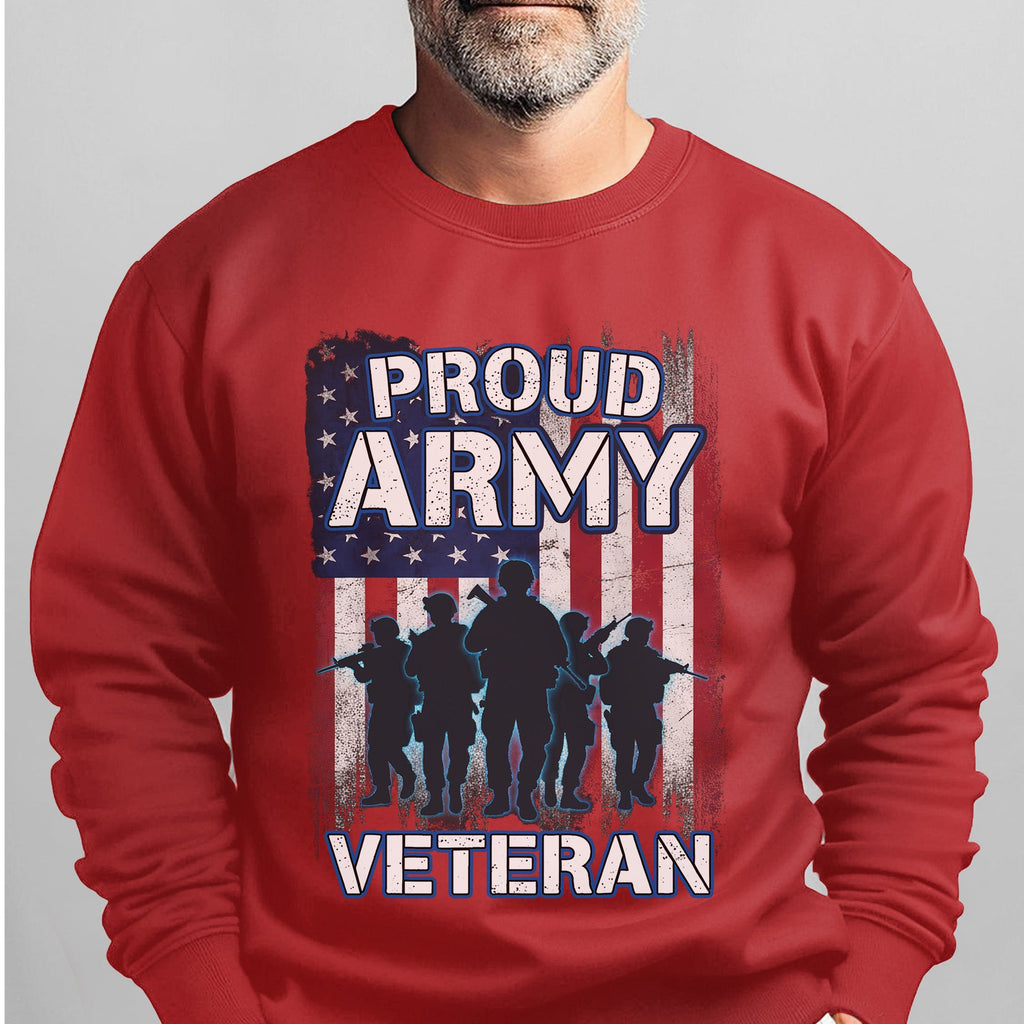 Proud Army Veteran US Military Honor Sweatshirt product image 7