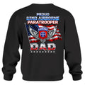 Proud 82nd Airborne Paratrooper Dad US Sweatshirt product image 1