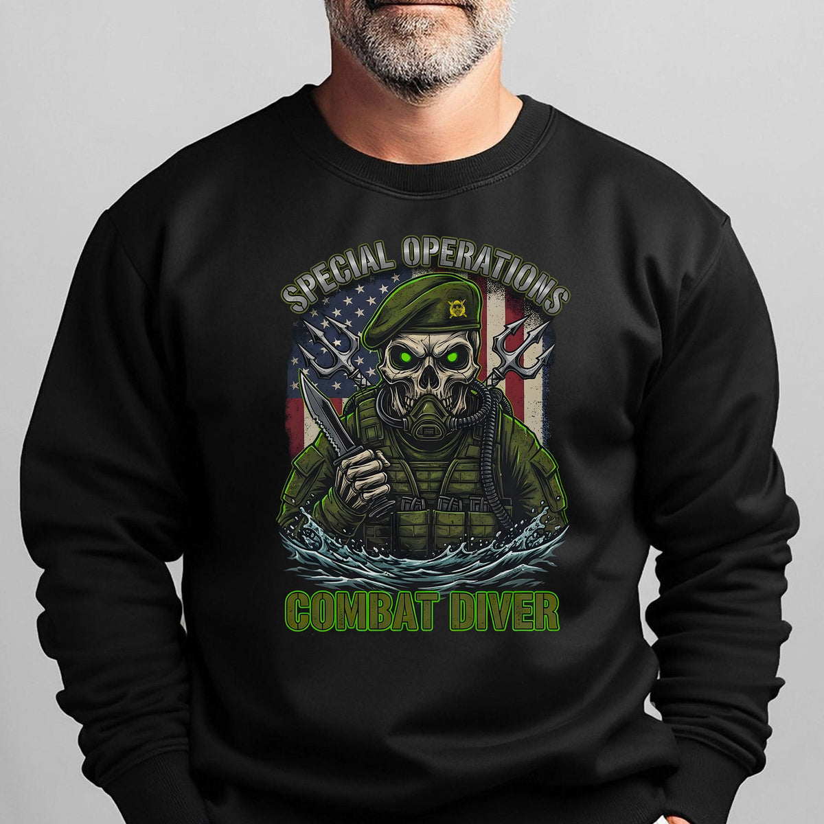 Special Operations Combat Diver Proud Sweatshirt product image 6